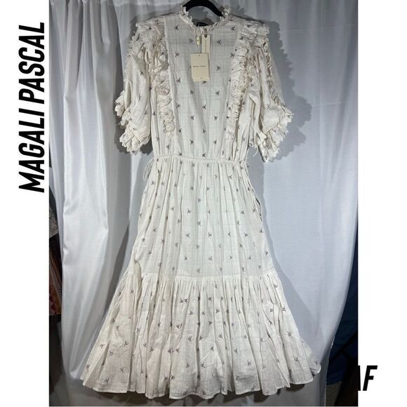 MAGALI PASCAL FLORENCE DRESS MIDI NWT SMALL - Picture 11 of 12